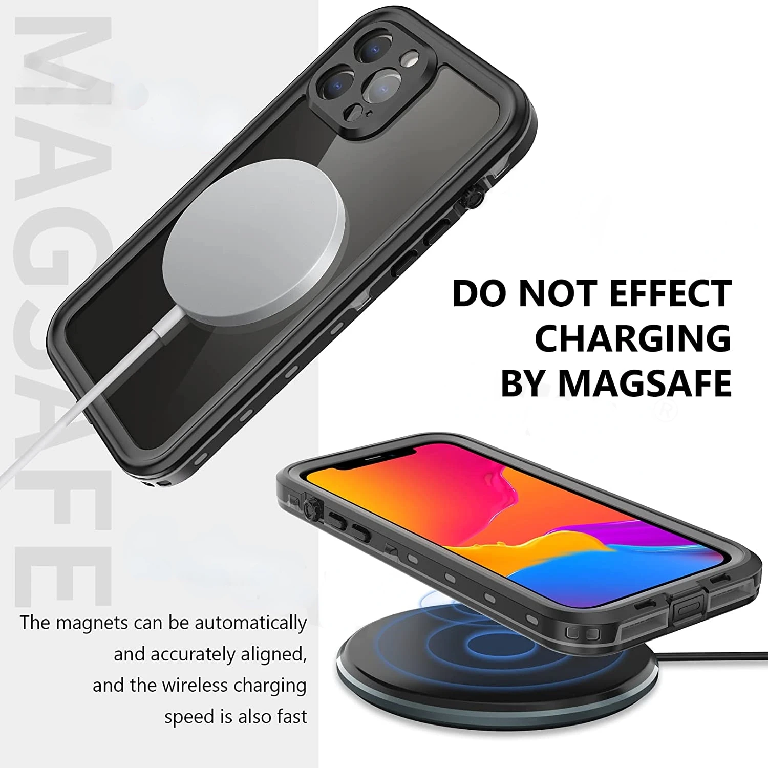 IP68 Waterproof Case For iPhone 16 15 Pro Max 14 Pro Max 13 12 Mini 11 Pro Max X XR Full Protection Heavy Duty Shockproof Covers