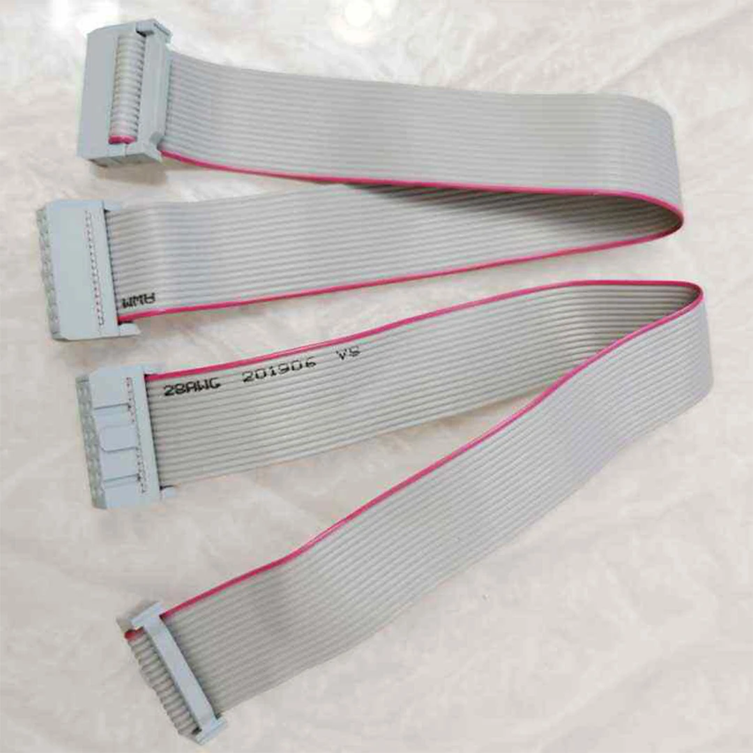 10Pcs 16P Data Signal Connection Wire Single Dual Color LED Full Color Universal Pure Copper Cable For LED Display Screen