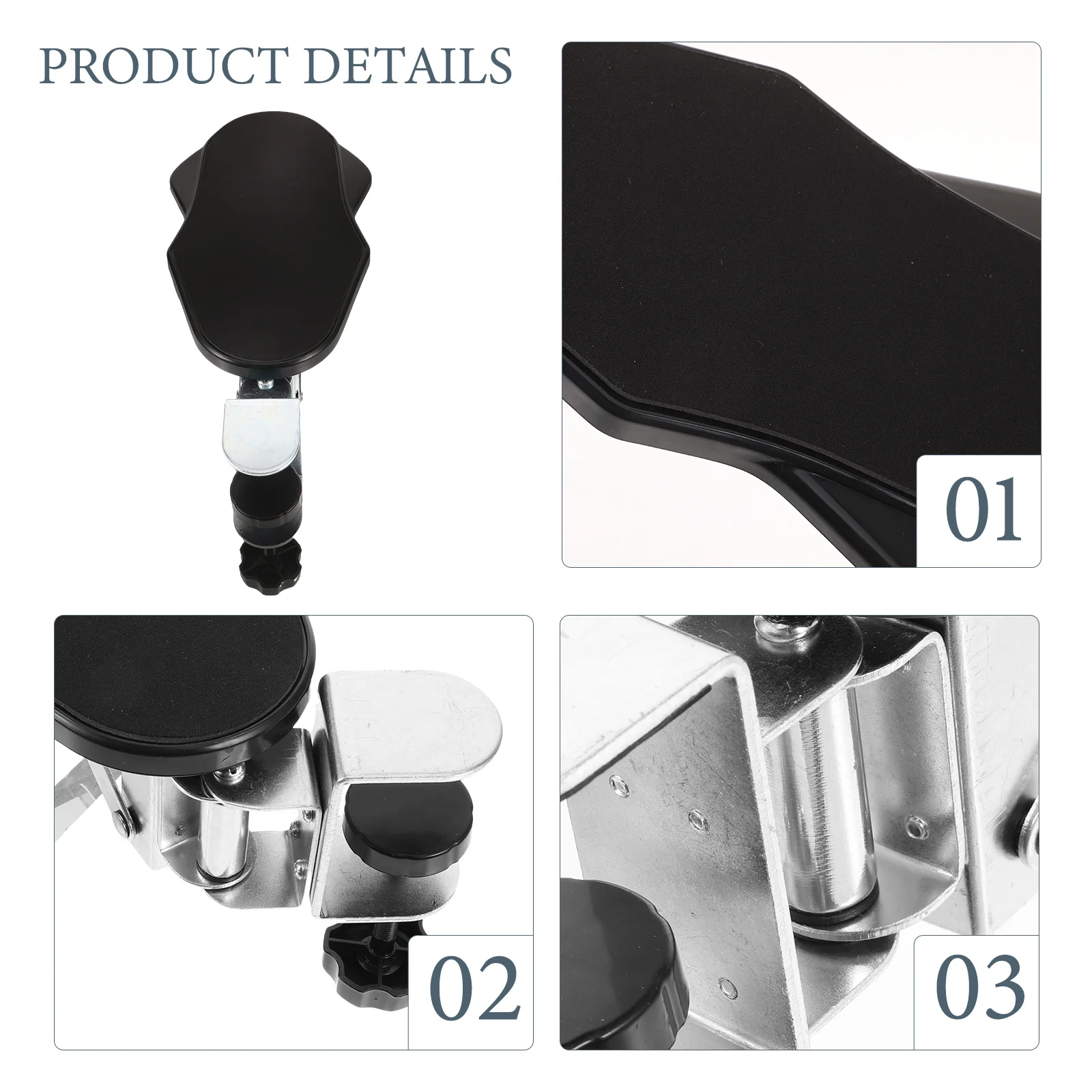 

Computer Desk Hand Bracket Arm Rest Elbow Cushion Foldable Lightweight Wrist Support Gaming Desk Accessory