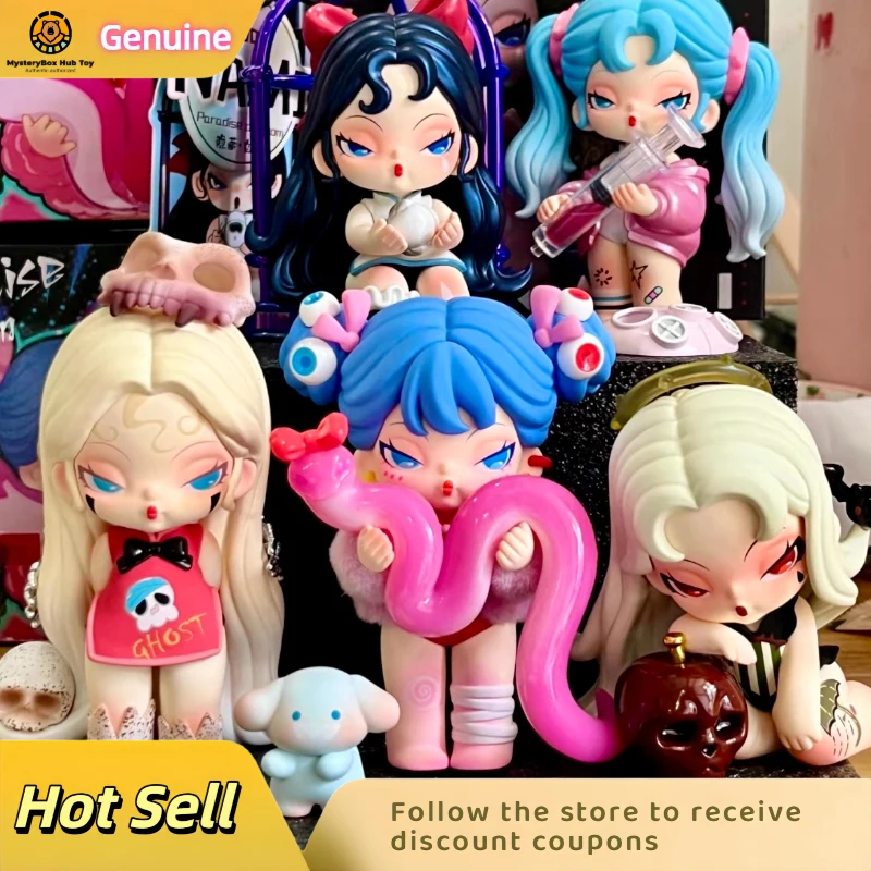 

New Genuine Spot Dodonami Doomsday Paradise Blind Box Surprise Box Trendy Toy Dolls Dark Loli Style Girls Gift Glue Doll