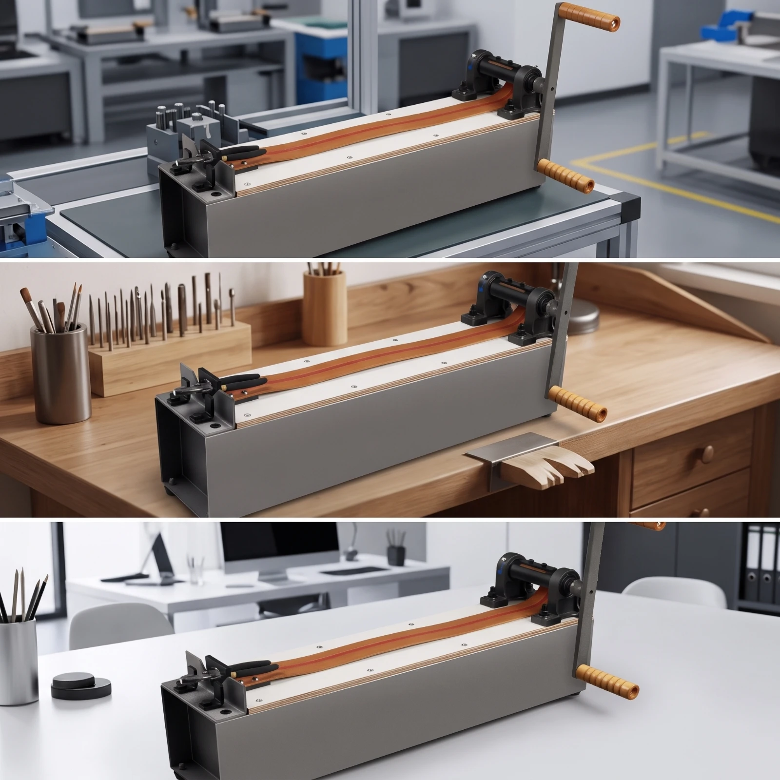 Wire Drawing Bench Compact Manual Wire Drawing Machine Bench with Hand Crank Sturdy for Jewelers, Jewelry Making, Workshops view 4
