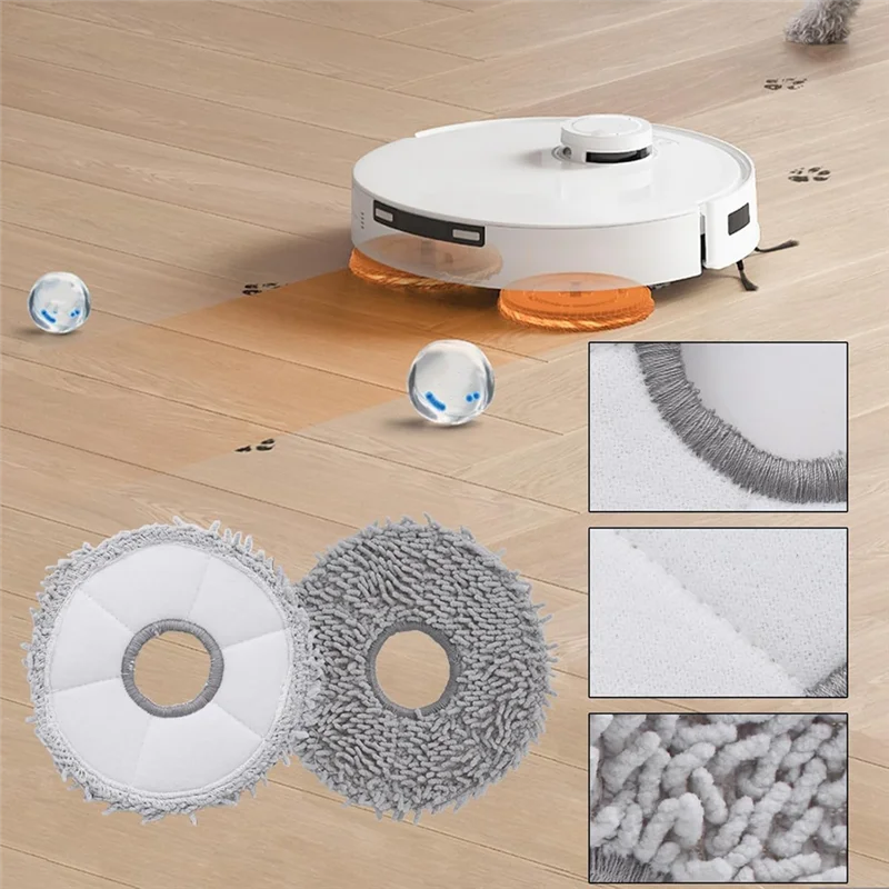 

ABGH-для робота-пылесоса ECOVACS DEEBOT T30S, основная боковая щетка, HEPA-фильтры, тканевые мешки для пыли, запасные части