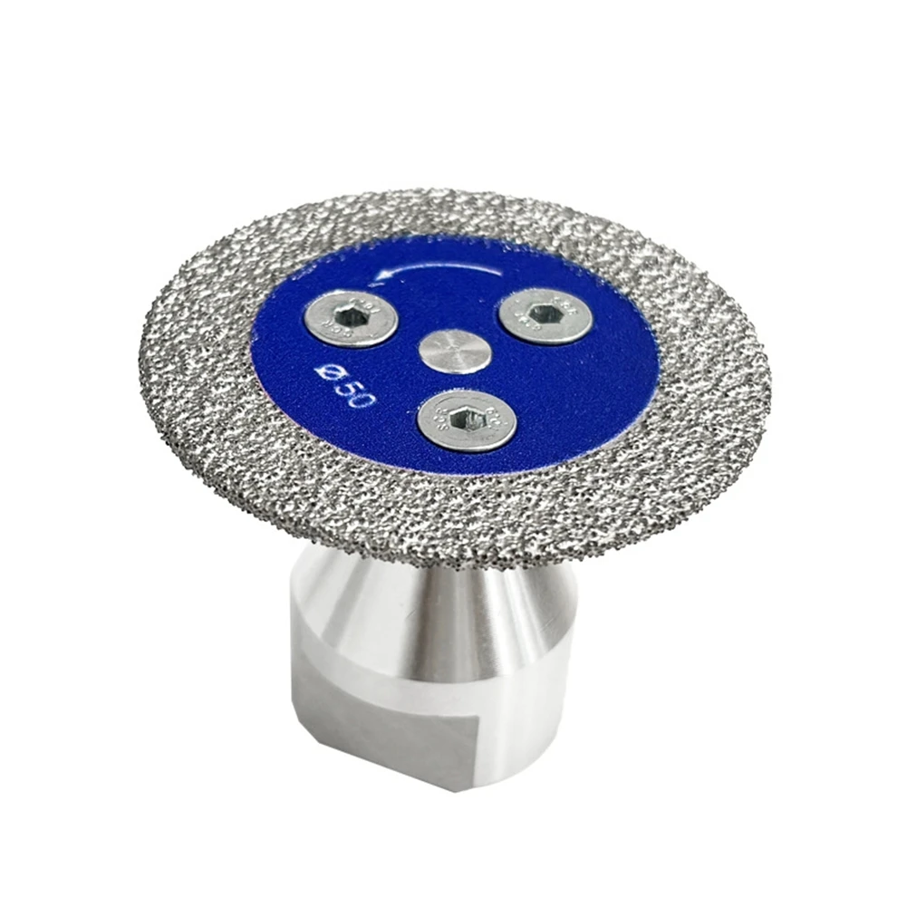 AT43-M14 Diamond Vacuum Brazed Engraving Saw Caving Blade Removable Flange Mini Grinding Disc Concrete Tile Cutter