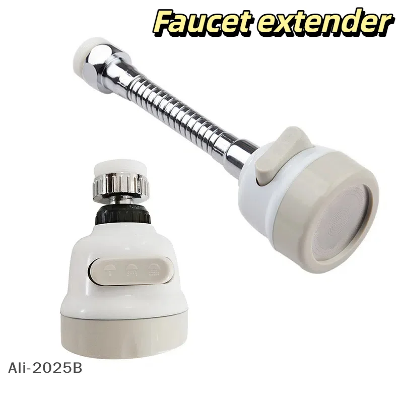 

3 Mode Faucet Extender 360Degree Rotatable Faucet Nozzle Adapter Home Water Saving Bubbler Kitchen Bathroom Faucet Accessories
