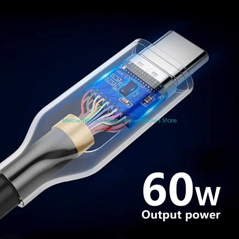 W91A USB A/CからタイプCケーブル10GBPSデータ転送とスマートフォンの高速充電