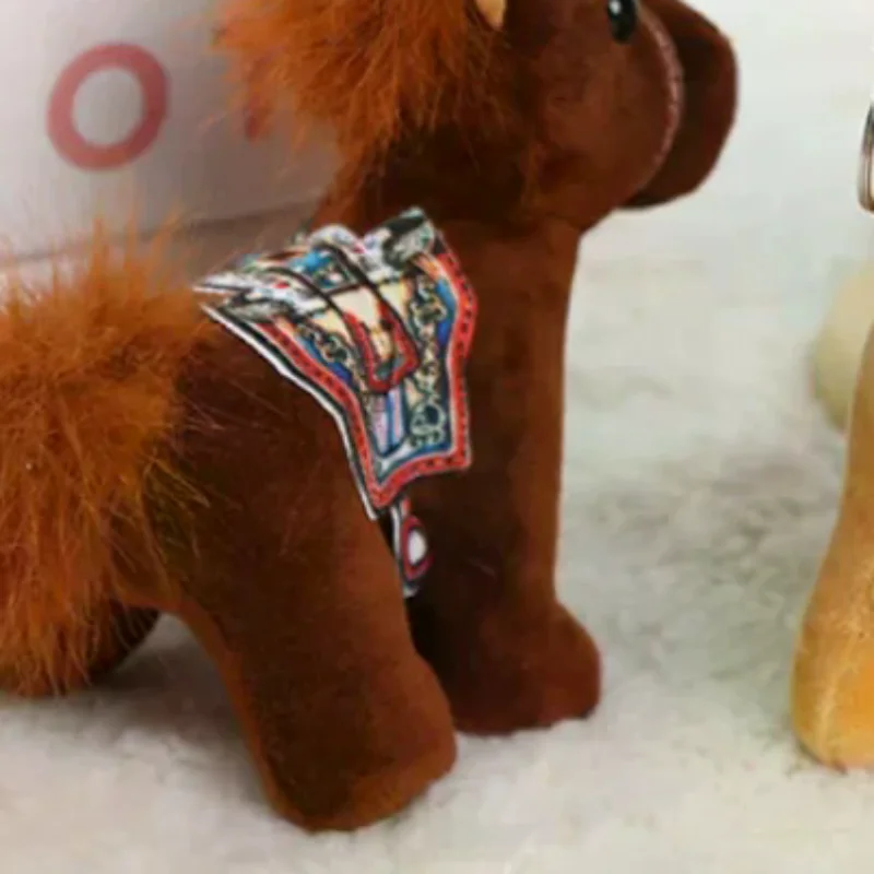 10 CM Carino Mini Cavallo Ciondolo Portachiavi Peluche Kawaii Animale Simulazione Farcito Bambola Borsa Decor Bambini Zodiaco Cavallo Regali