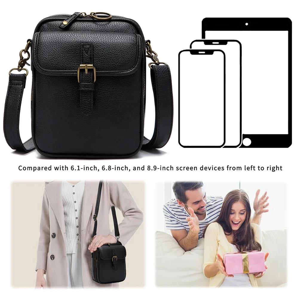 

Shoulder Bag Vintage Anti-Theft Messengers Bag for Women Men