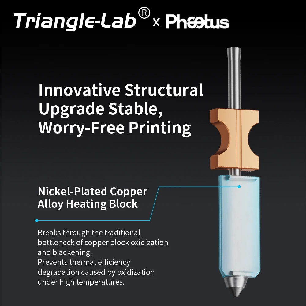 Trianglelab Phaetus Silicon Carbide Nozzle Perfect Fit for Flashforge AD5X Nozzle Upgrade Printing Temper 300℃