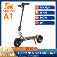 EU Stock KuKirin A1 Electric Scooter 800W Motor 48V 13Ah Battery 45KM/H Max Speed 45KM Range 10inch Tire Original Kickscooter