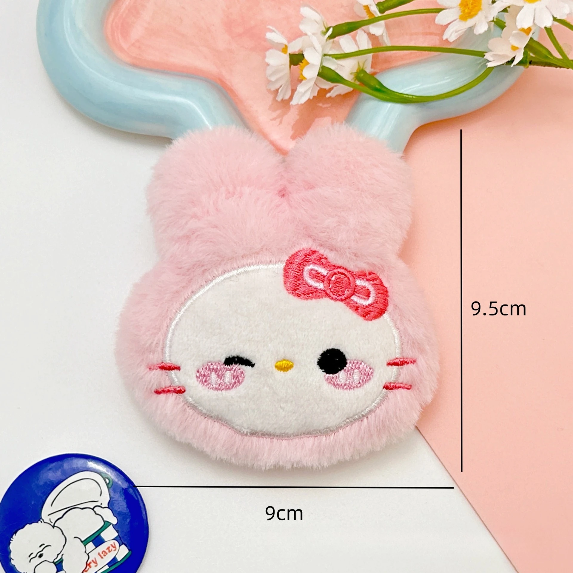 พวงกุญแจตุ๊กตาเฮลโลคิตตี้น่ารัก สไตล์อนิเมะ สำหรับตกแต่งกระเป๋าเป้ ของขวัญสุดน่ารัก นุ่มนิ่ม สร้างสรรค์