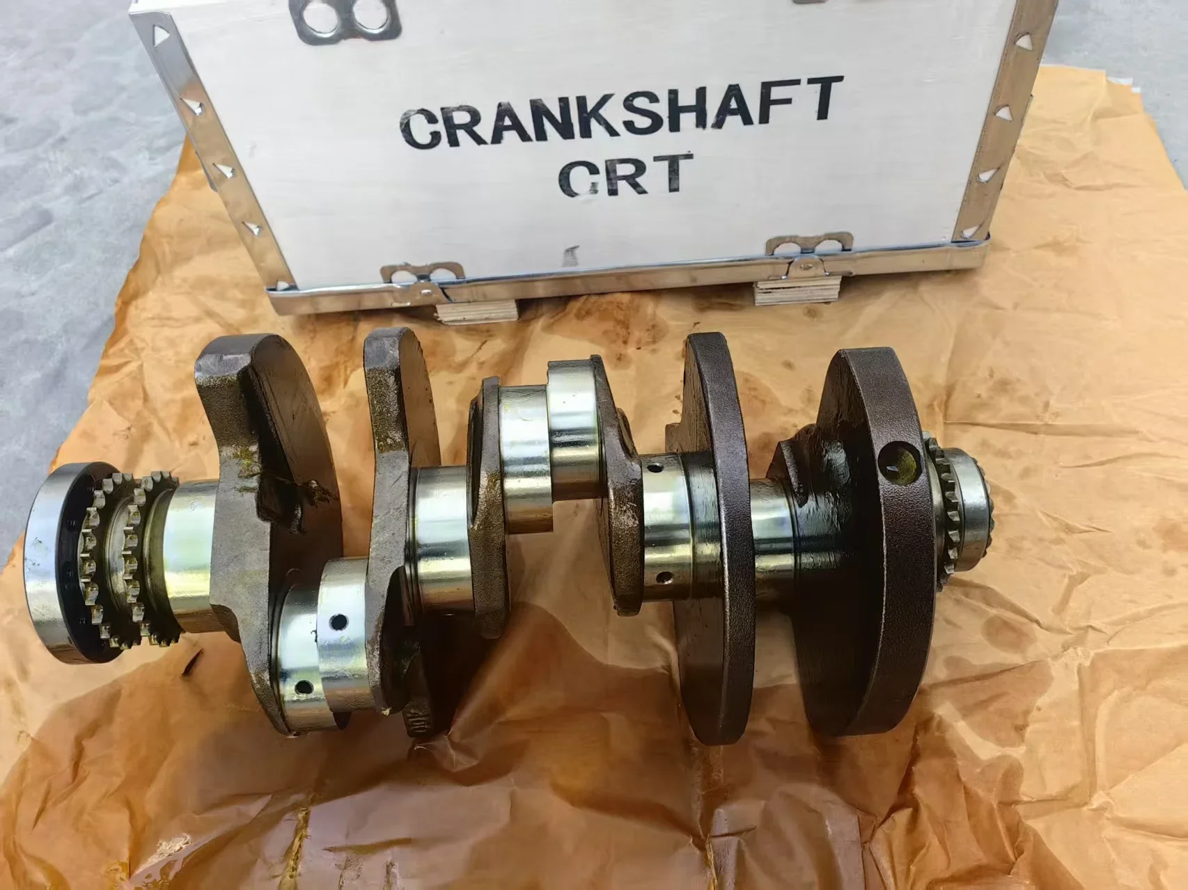 

Arrived Engine Auto Parts Crank Shaft CRT Tdi 3.0 Crankshaft For Au Di Volks Wagen VW Die Sel Engine STD OE 059105019