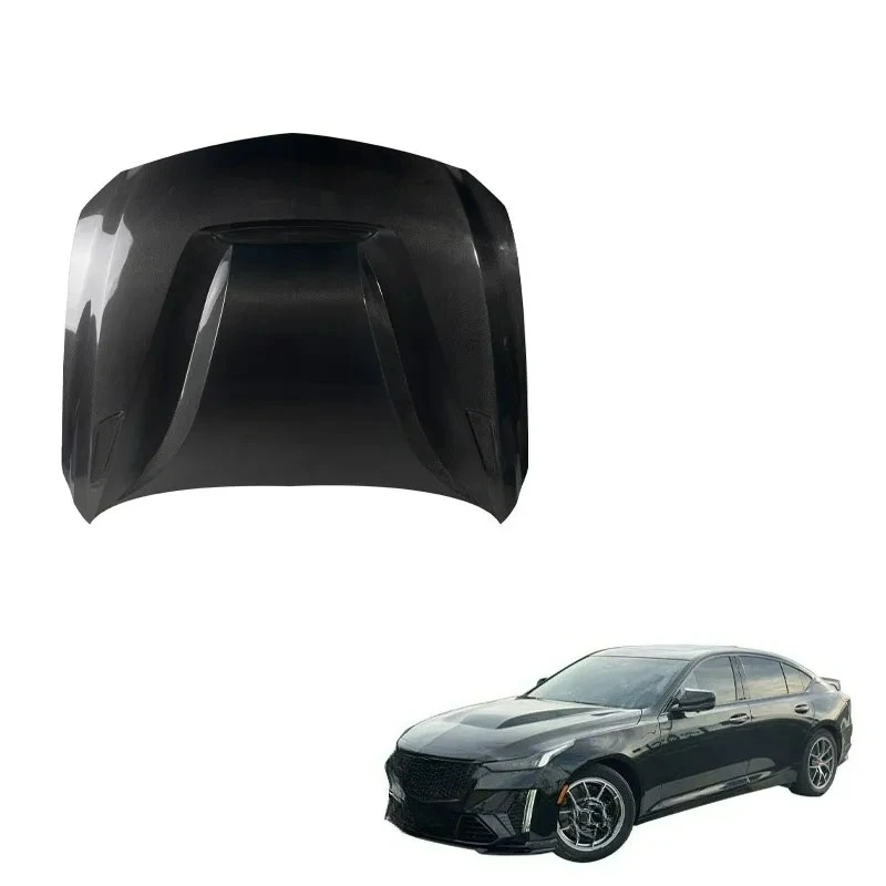 

Premium FORCadillac CT5 (2020) GTS Style Carbon Fiber Front Bonnet Exterior Tuning Accessory