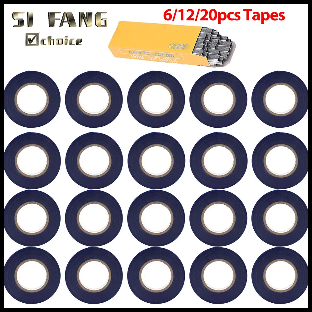 6/12/20pcs Tying Machine Tape Plant Branch Cable Tie Handmade Banding Tool for Garden Banding Machine Vegetable Fruit Tree Taper