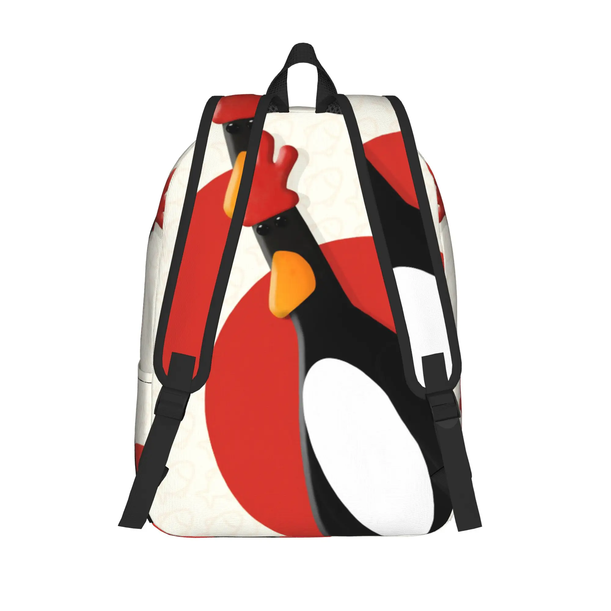 Feathers Penguin McGraws Cool Backpack Sports High School Business Chicken Disguise Funny Daypack Men Women College Canvas Bags
