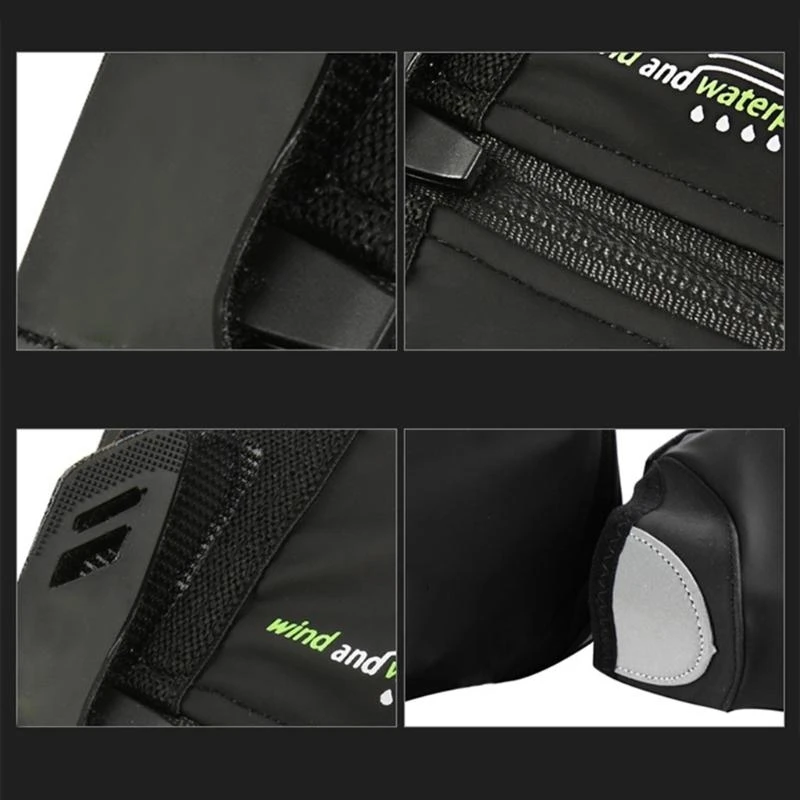 31KC Waterproofed Insulated Bike Shoe Covers Cold Weather Cycling Warmth Overshoes for Cyclists In Harsh Conditions