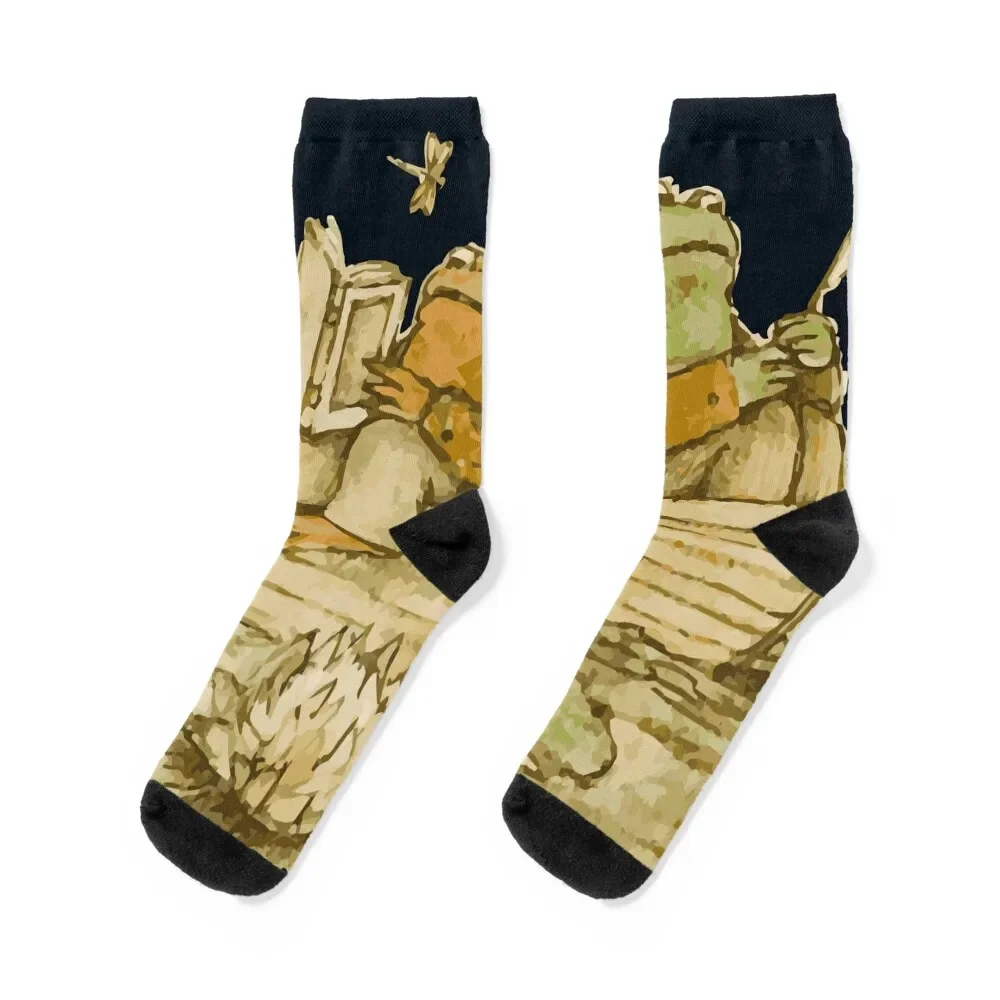 

frog and toad Socks fashionable christmas gifts with print Socks For Man Women's short hockey golf Socks Ladies Men's
