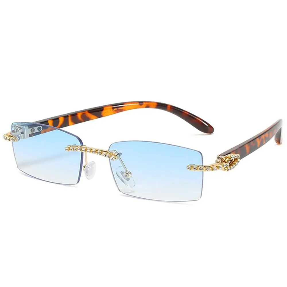 

Trendy Gradient Punk Sunglasses UV400 Driving Shades Rectangle Sun Glasses for Women & Men