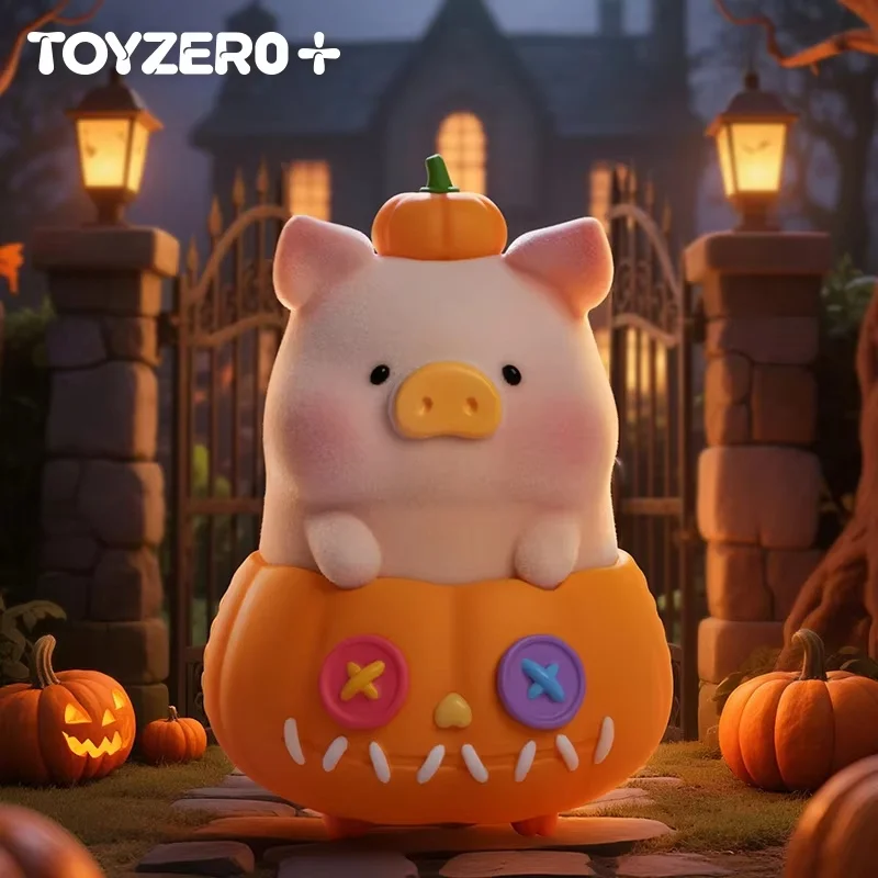 لولو الخنزير المعلب سلسلة الهالوين مجموعة صناديق أعمى مصاص دماء المومياء فرانكنشتاين اليقطين الوحش عمل الشكل الاطفال هدية الكريسماس #4