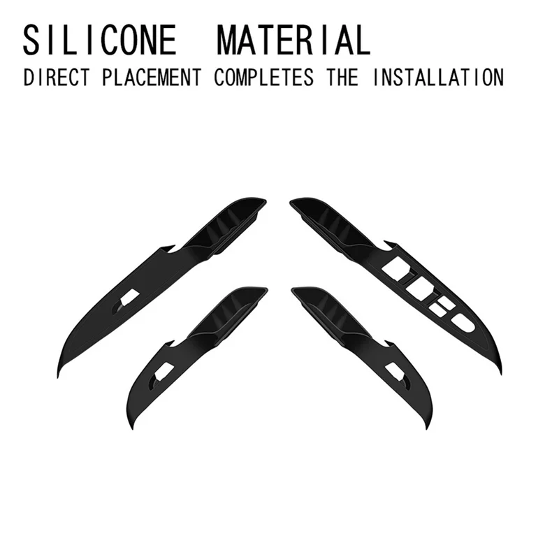 

For Suzuki Fronx 2024 Car Interior Accessories Window Glass Lift Panel Frame Silicone Window Control Button Frame RHD