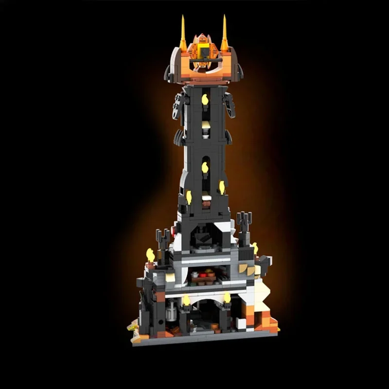 967개 MOC 미니 바라드 두르 호빗과 로드 모델 빌딩 장난감 블록 크리스마스 선물 건축 조립 DIY 아이디어 어린이 생일 선물