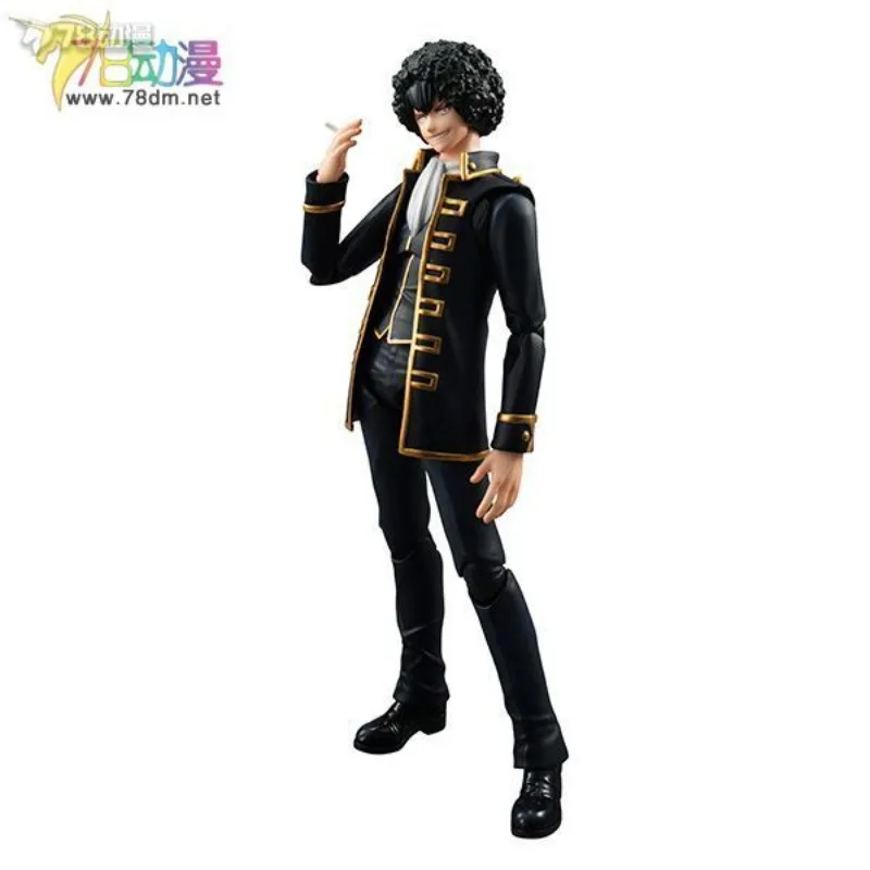 MEDICOM TOY Original acabado muñeca móvil serie Gintama Anime Sakata Gintoki figura de acción modelo juguetes adornos regalos para niños