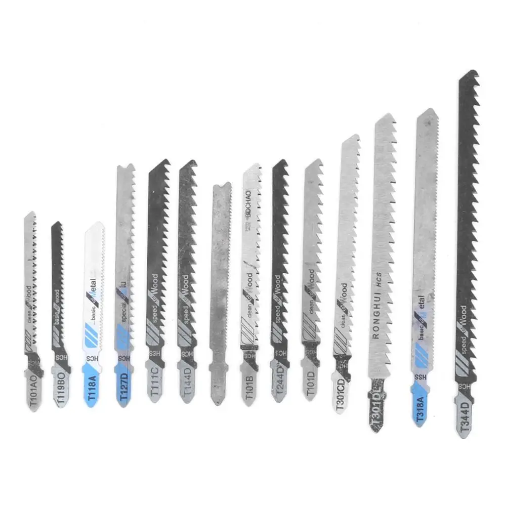 

48PCS T-Shank Jigsaw Blades HSS Assorted Jig Saw Blades Multi-Purpose With Storage Case Blade Set For Wood/Plastic/Metal