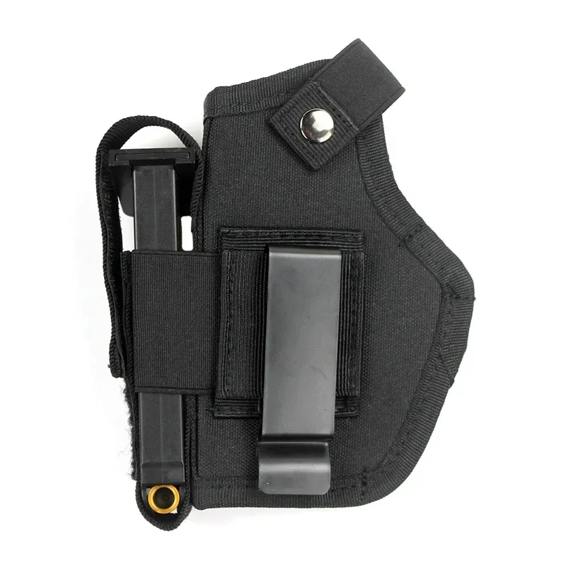 Outdoor Tactical Gun Holster with Bullet Clip Hunting Belt Concealed Carry IWB OWB Airsoft Pistol Bag for All Size Handgun