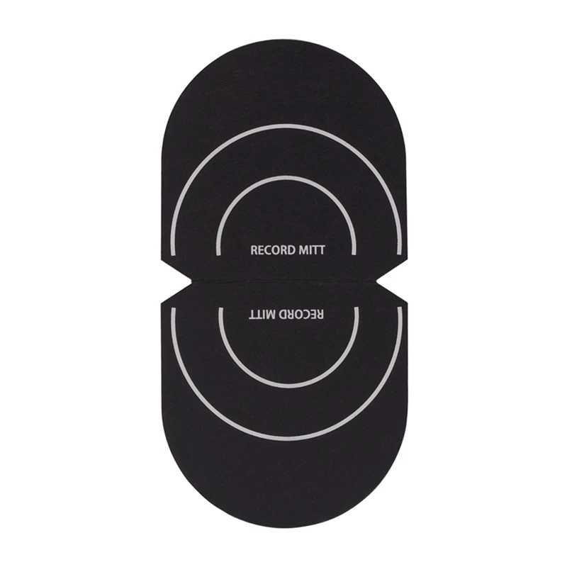 2X Sarung Tangan Pengendali Pembersih Rekaman Klip Rekaman Vinil Bantalan Pelindung Pembersih Cakram Tanpa Sidik Jari untuk Catatan Vinil LP