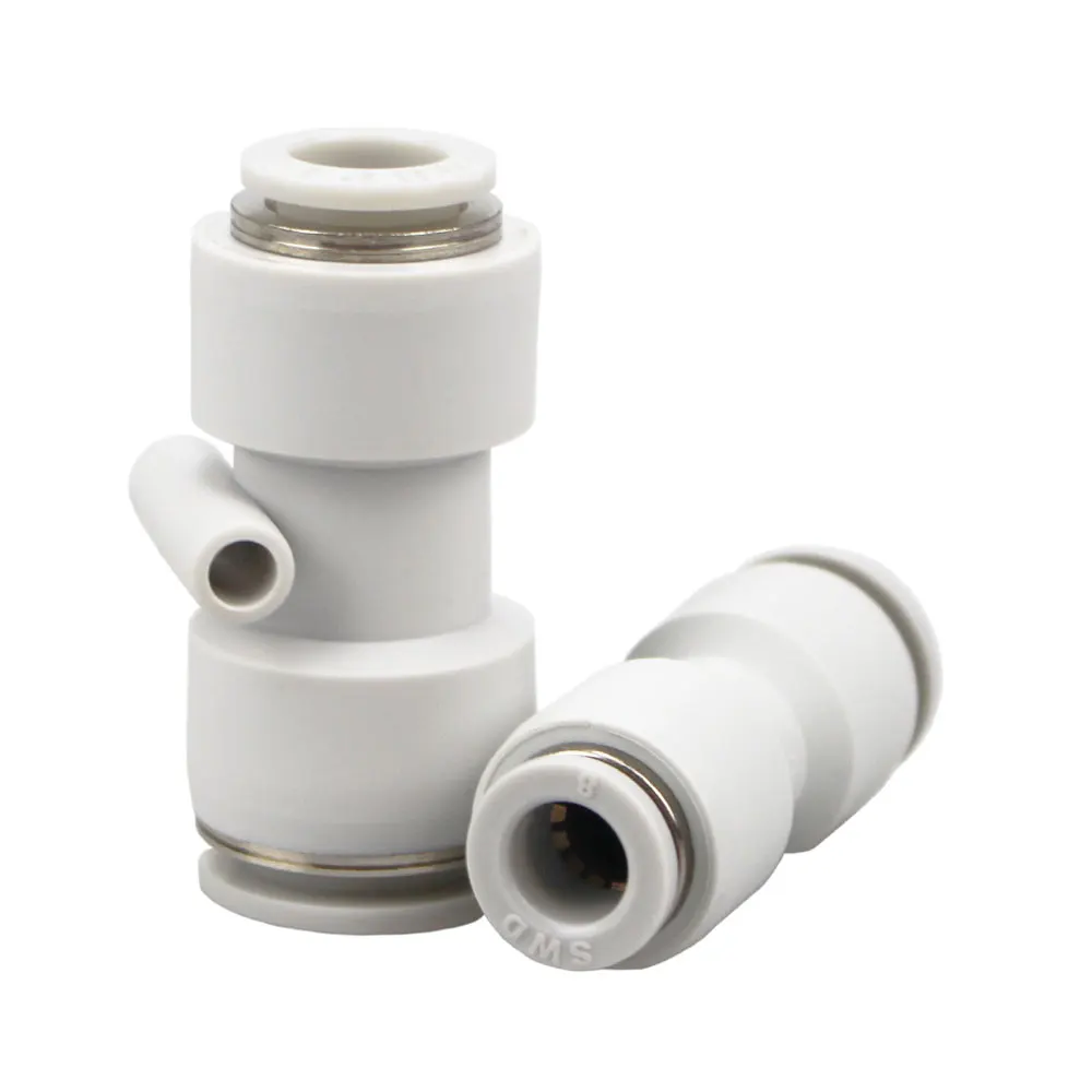 4 6 8 10 12 14 16mm Tube Reducer Straight Plastic Pneumatic Air Pipe Fitting Fittings Push In Connector Coupler