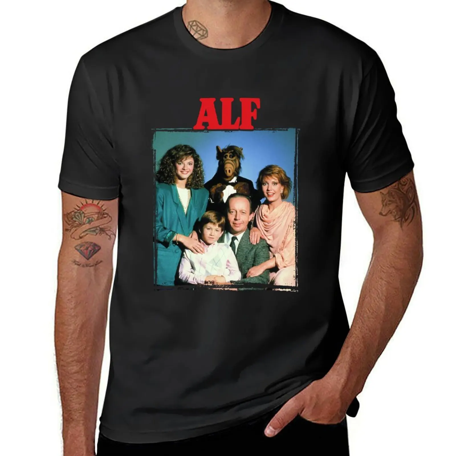 

ALF Tanner Family Perfect Gift Xmas T-Shirt anime t shirts graphic tee shirt plus sizes graphics tshirts for men
