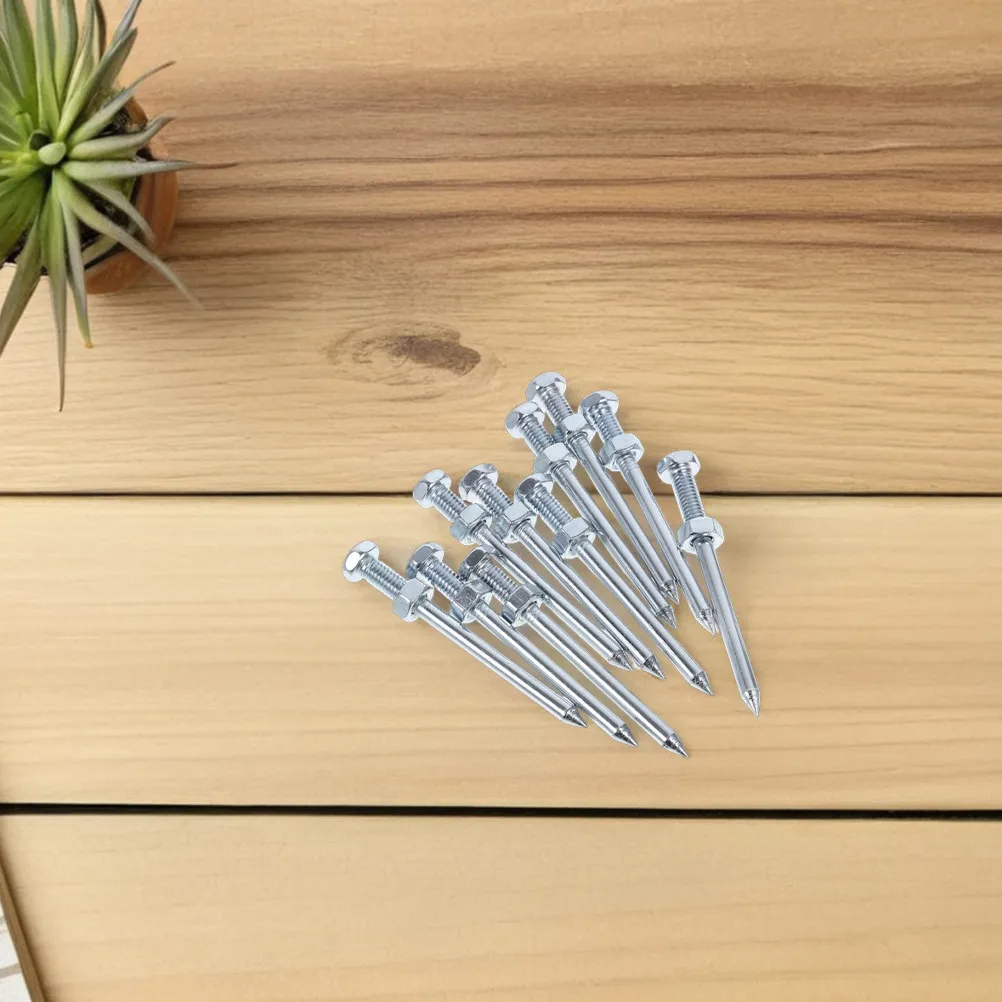 12Pcs Lawn Aerator Shoes Spikes Heavy Duty Metal Pegs for Soil Aeration Lawn Care Grass Root Yard Garden Patio Tools