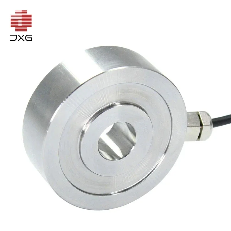 20KN Load Cell Compression Circle Force Sensor For Shock Test Weight Scale Automatic Manufactur Flat Transducer