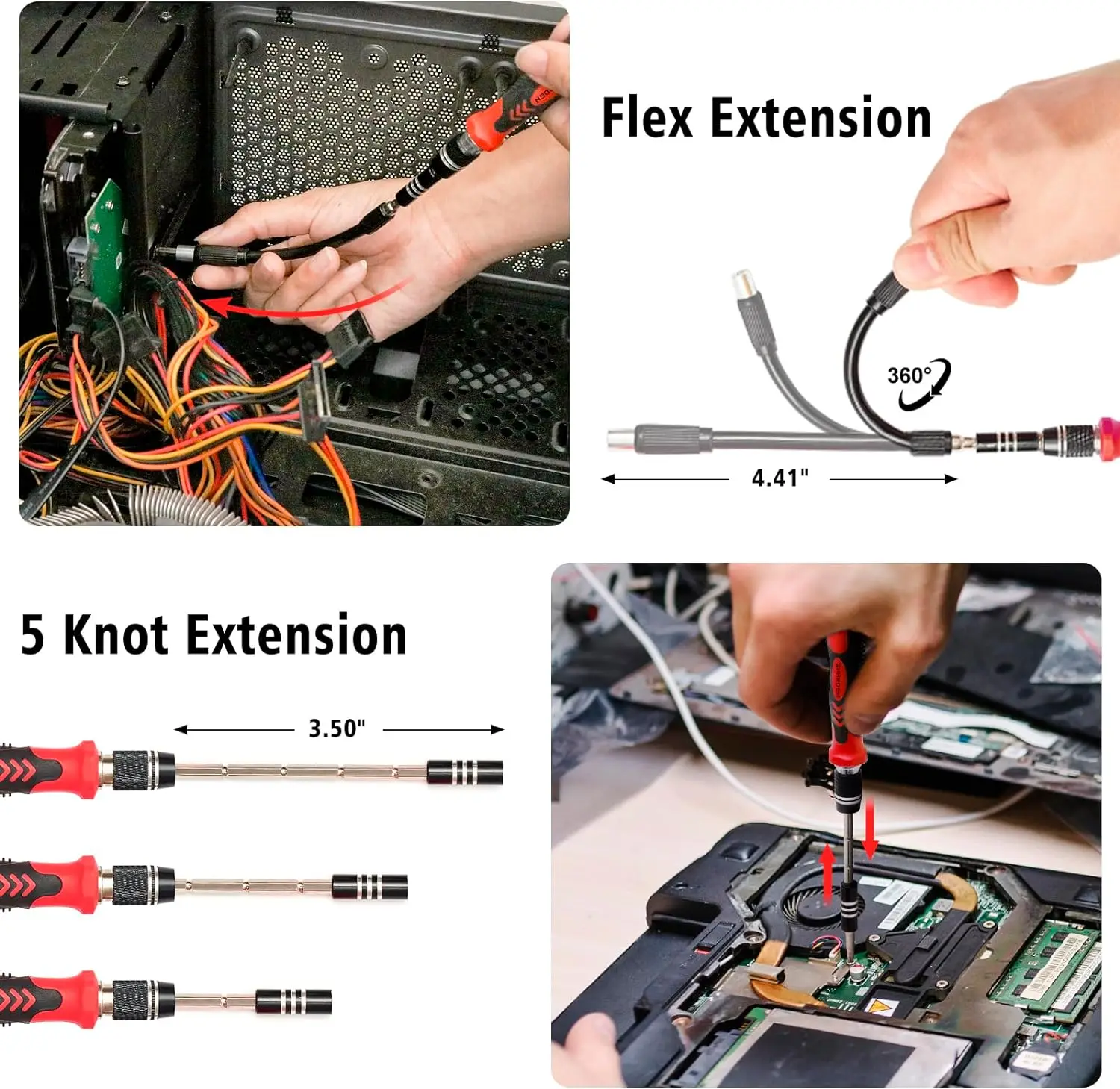 WOZOBUY 138 in1 precizní šroubovák sada magnetický - profesionál lodní šroub ovladač nástroje sada, PC spravit nářadí souprava, spravit devic