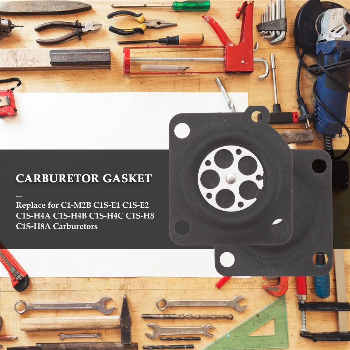 A99T50Pcs A015006 Carburetor Diaphragm for ZAMA C1-M2B C1S-E1 C1S-E2 C1S-H4A C1S-H4B C1S-H4C C1S-H8 C1S-H8A C1S-K1D C1S-S3