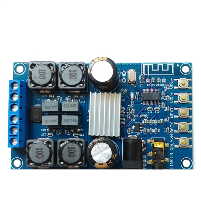 ZK-502B с корпусом без POP Sound DIY Плата цифрового усилителя Плата модуля Двухканальный 50 Вт * 2 Плата аудиоусилителя