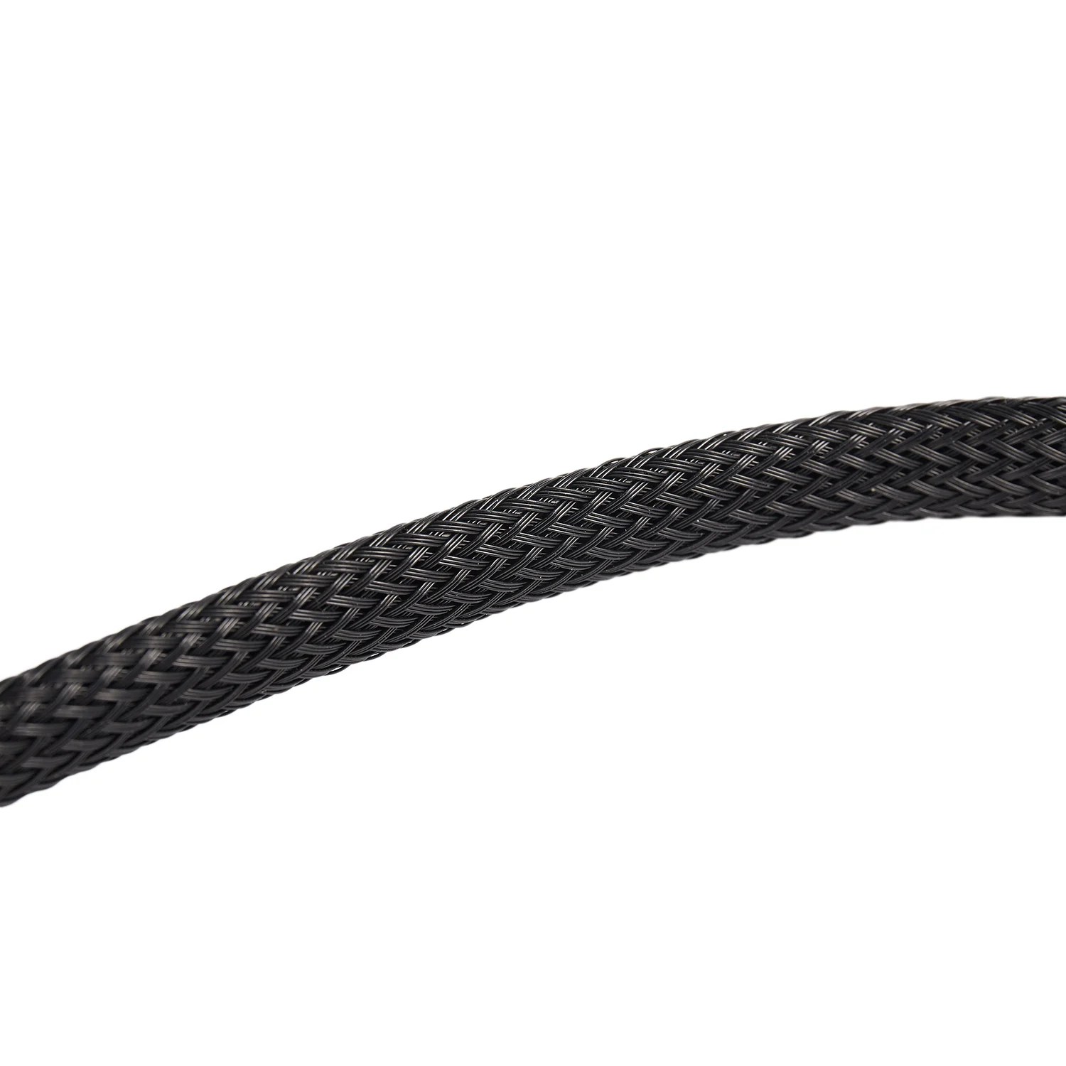 Cabo de Dados do Disco Rígido com Nylon, Preto, SATA 3.0, III, 7Pin, 6 Gbps, Cabos SSD, 7 Ângulo Direito, 50cm