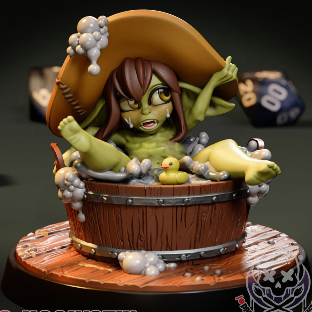 

Sexy BathTime Goblin NSFW 1/24 Scale Resin Figure Model Kit Rabbit Unassembled Unpainted Doll 3D Printing DIY Statue Crafts Toy