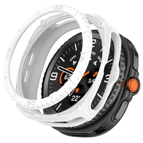 Armored Watch Case+Rotating Bezel For Samsung Galaxy Watch 8 40mm 44mm Smartwatch CASE For Galaxy 8 Classic 46mm Cover Shell