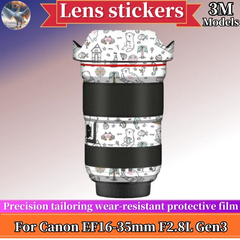 EF1635F2.8L  skins For Canon EF16-35mm F2.8L Gen3 Lens stickers,protective film,Precision tailoring wear-resistan