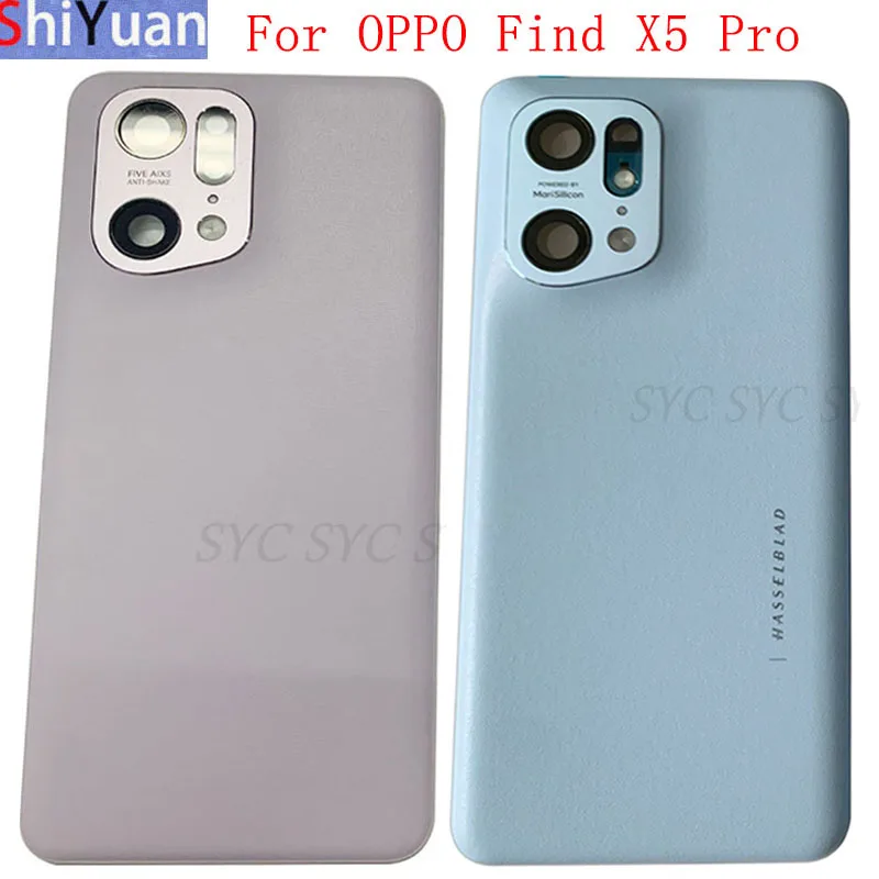 

Original Battery Cover Back Rear Door Housing For OPPO Find X5 Pro Battery Cover with Camera Frame Lens Logo Replacement Parts