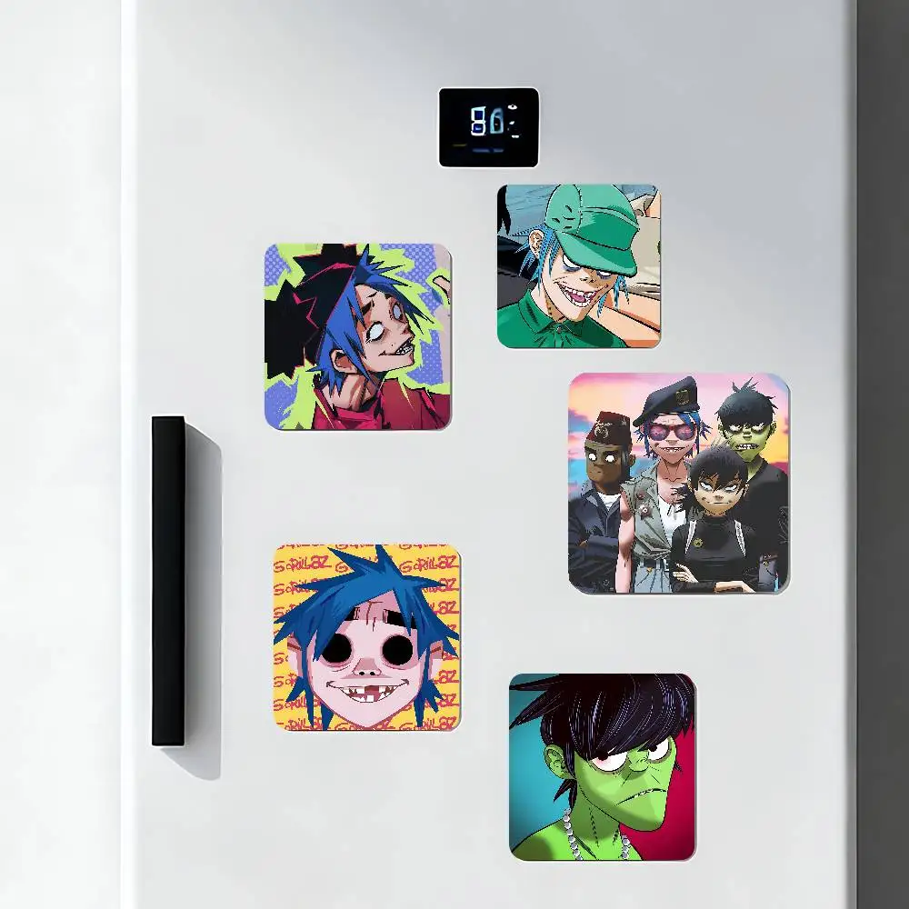 Virtual Band G-Gorillazs Refrigerator Magnet Personalized Creative Magnetic Stickers With Magnets