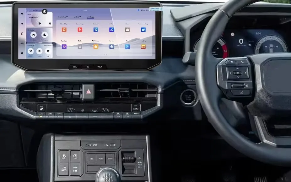 Carplay Android auto Screen For Toyota Hilux Travo Revo 2025 Car Radio Multimedia Video Player Navigation Stereo Head Unit