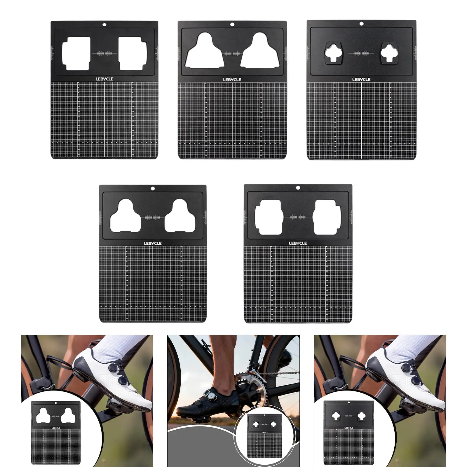 

Pedal Cleat Fitting Tool, Cleat Adjustment Adjuster Adults Easy to Use, Outdoor Accessories Multipurpose Portable Cleats Tool