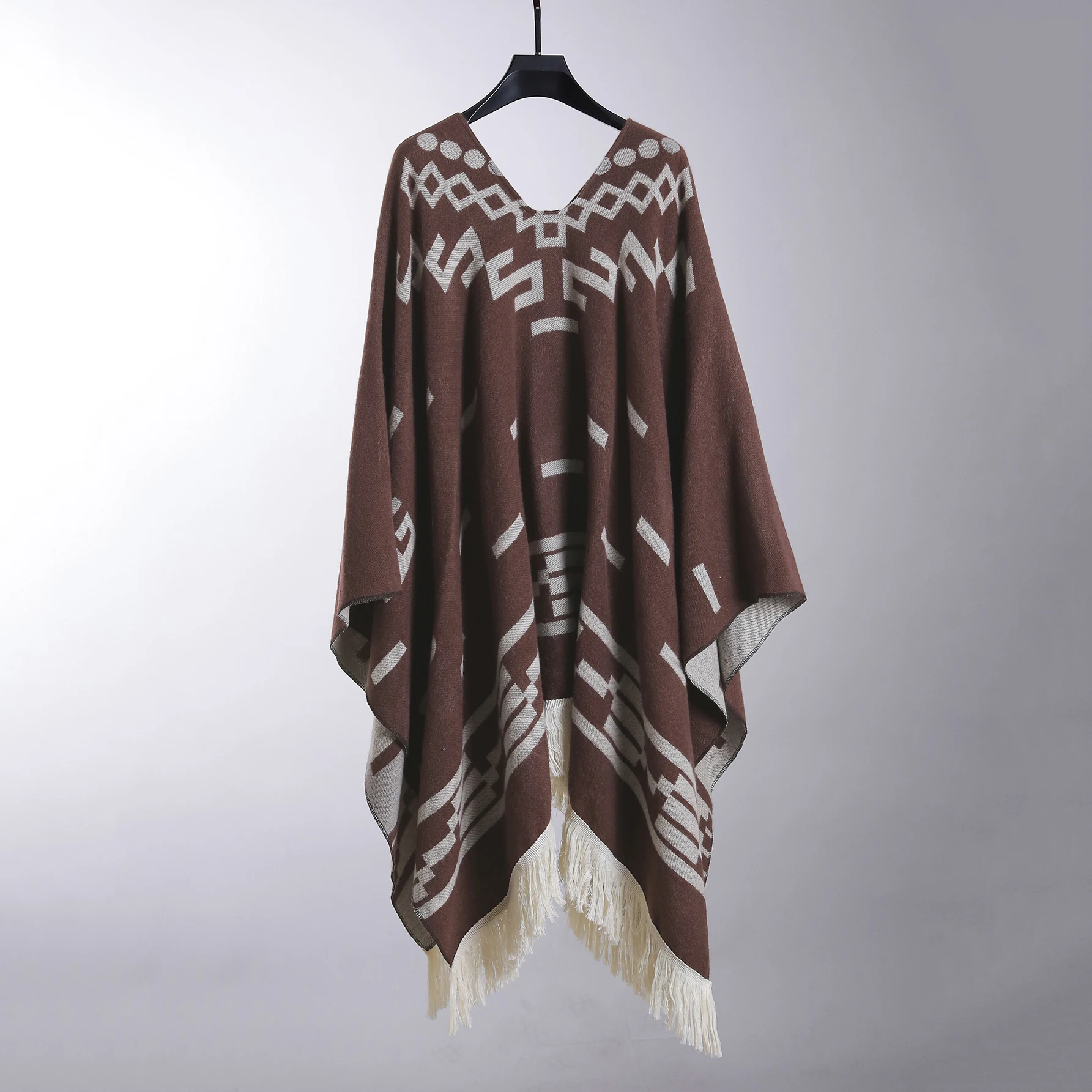 شال متدفق أنيق وبسيط، رأس كبير الحجم مقاوم للرياح دافئ للتصوير الفوتوغرافي أثناء السفر، إكسسوار نسائي أنيق