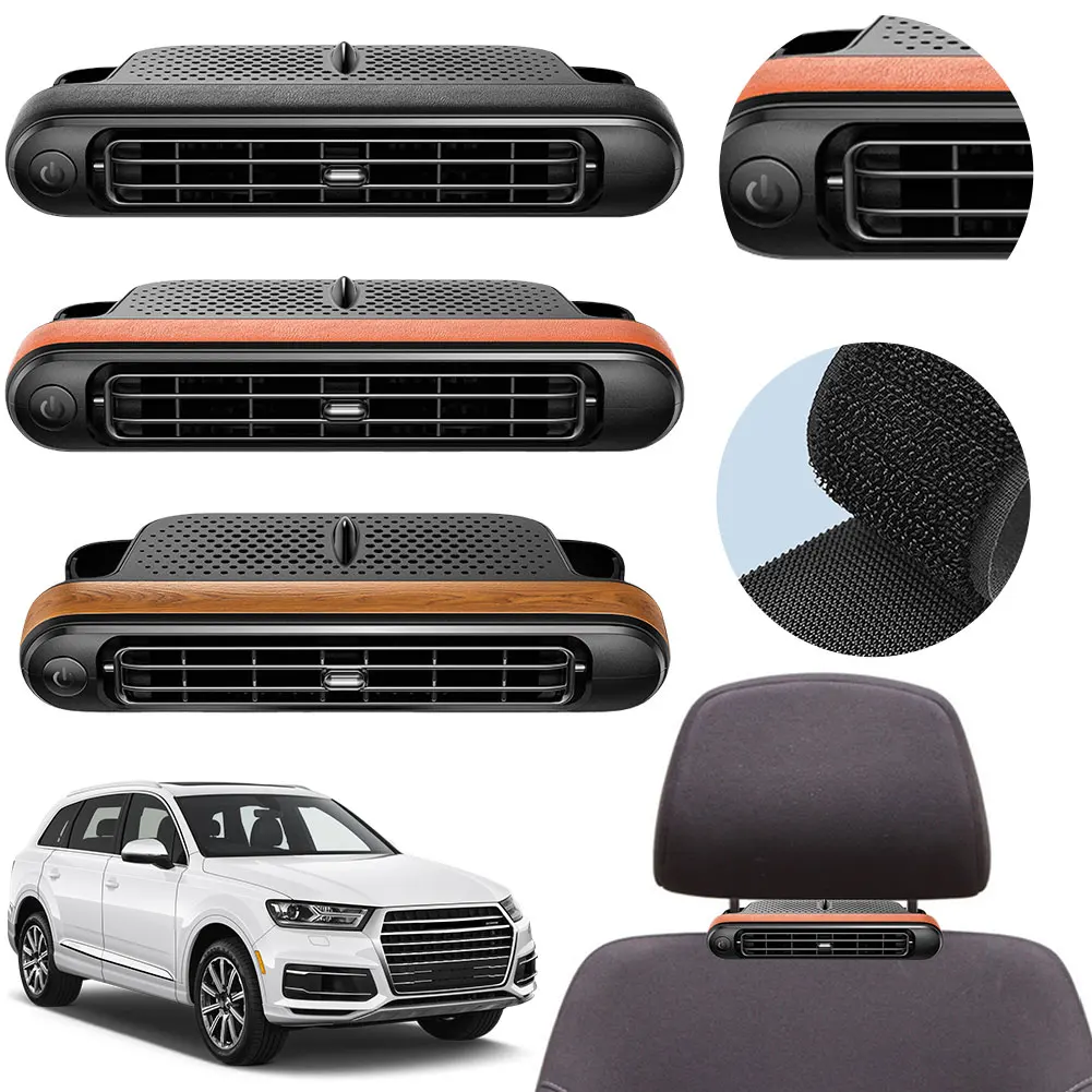 

Backseat Cooling Fan Vehicle Rear Headrest Fans Three Wind Speeds Cooling Air Fan Portable Fan for Sedan SUV RV Truck