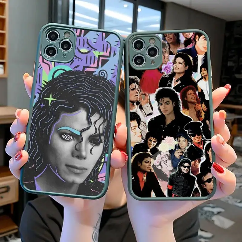 

Michael Jackson Phone Case for iPhone 14 11 12 13 Mini Pro Max 8 7 Plus X XR XS MAX Translucent Matte Cover