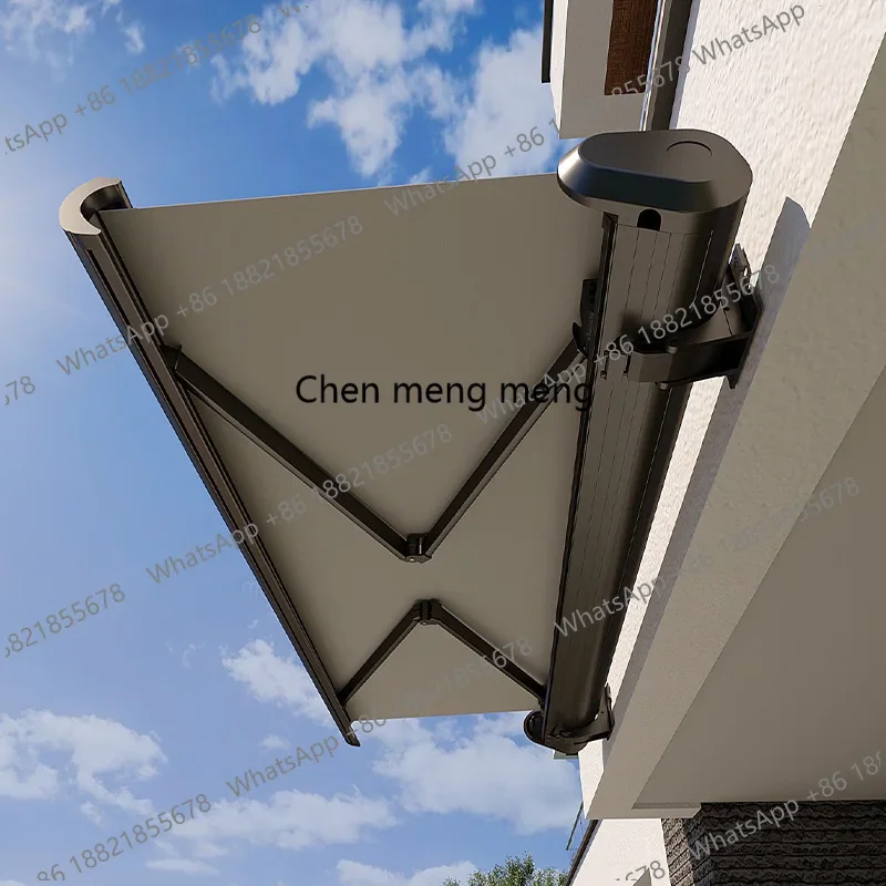 A55 Electric Retractable Awning  Full-casing Aluminum Alloy Sunshade and Rainproof Shelter  Suitable for Villa Gardens and Terra