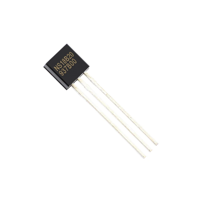 NS18B20-QTOS NS18B20 TO92 High Precision Single Bus Digital Temperature Sensor Arduino Nano Electronic Kit Integrated Circuit