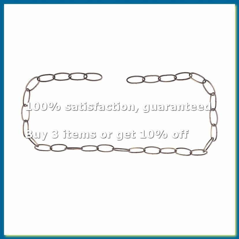9Pack X(1M Heavy Duty Chain For Vintage Chandelier Hanging Lamp,Green bronze)