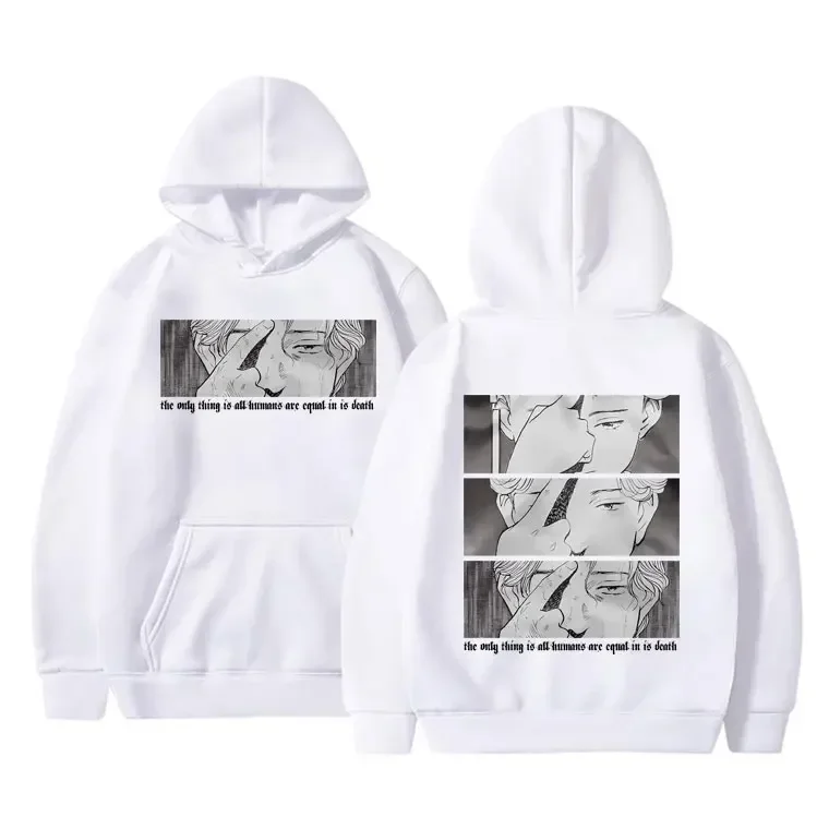 سويت شيرت Monster Naoki Urasawa Vinland Saga بغطاء للرأس فضفاض عتيق